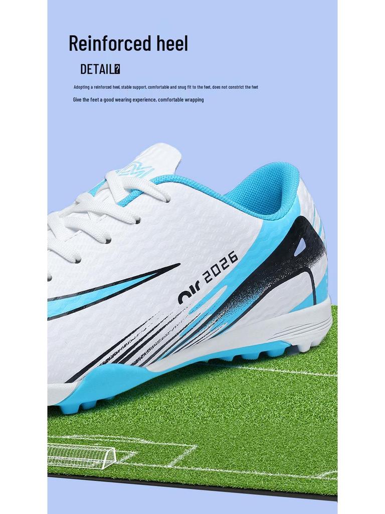 Unisex Kids' Turf Soccer Shoes, TF & Long Studs, Student Training Outdoor Sports Footwear