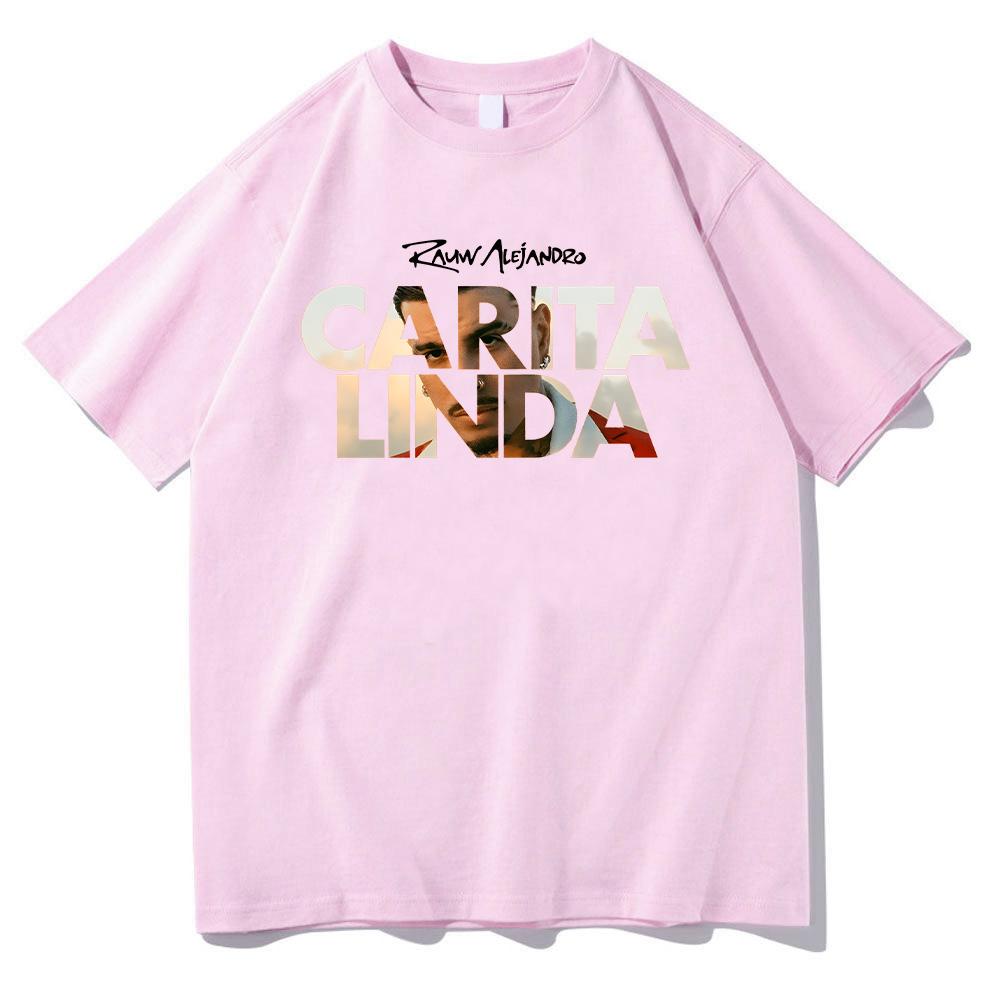 Rauw Alejandro Carita Linda 2025 T Shirt Men Women Clothes Retro Fashion Oversized Cotton Tshirt Hip Hop Casual Loose Trends Tee
