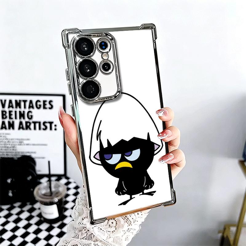 Calimero Cute Cartoon Duck Soft Phone Case For Samsung Galaxy S26 Ultra S25 Edge S24 FE S23 Plus S22 S21 + S20 Plating Anti-Fall
