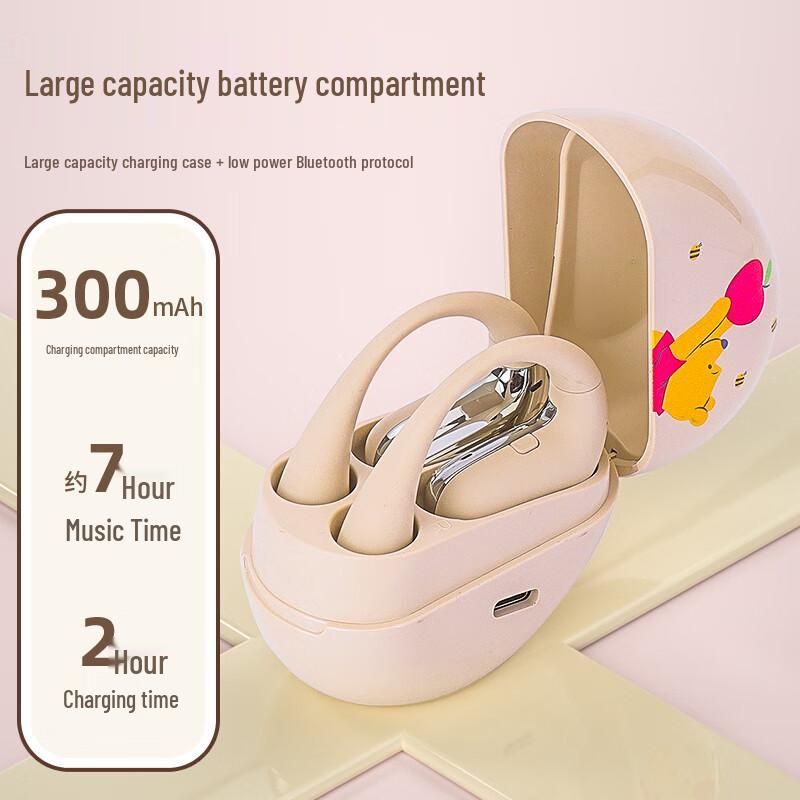 Wanwu Noise-Cancelling Ear-Hook Sport Bluetooth Earphones