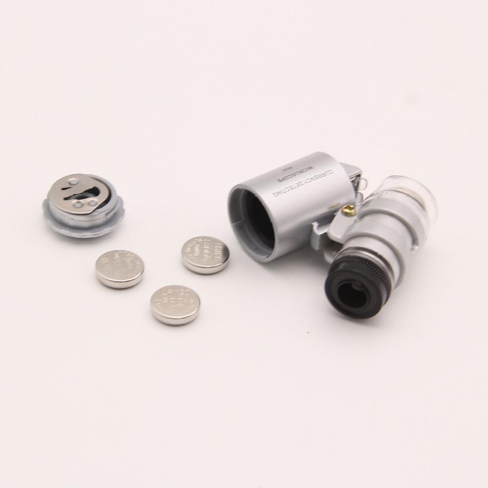 Portable UV Magnifier with LED Jewelry Appreciation Microscope Illuminated Adjustable Jeweler Loupe for Jewelry Observation