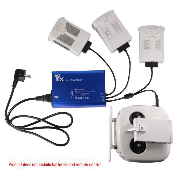 DJI Phantom 4 Battery Butler: Fast 4-Port Multi-Charger for Phantom 4 V2.0 Store Warranty
