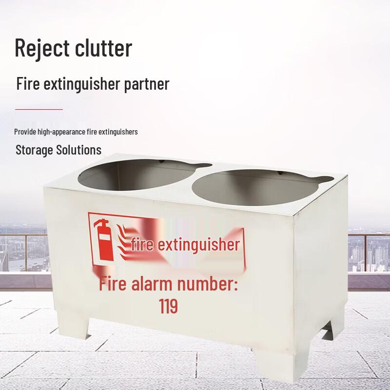 WEZHO 304 Stainless Steel Fire Extinguisher Base Stand