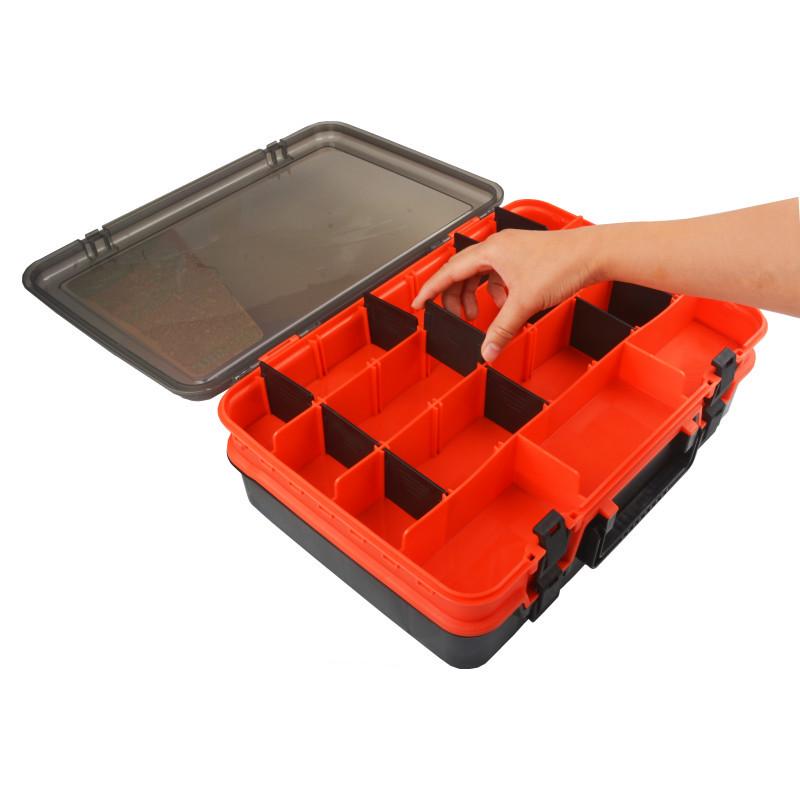 Large Double-Layer Portable Lure and Tool Box: Multifunctional Fishing Gear and Accessories Storage