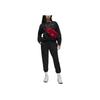 Jordan Brooklyn Classic Jumpman Logo Print Fleece Joggers Women Bottoms Black DQ4479-010