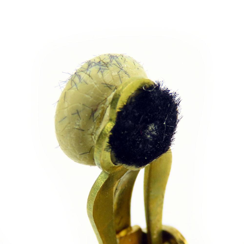 Used CHANEL Earring COCO Mark metal 9g gold Accessories