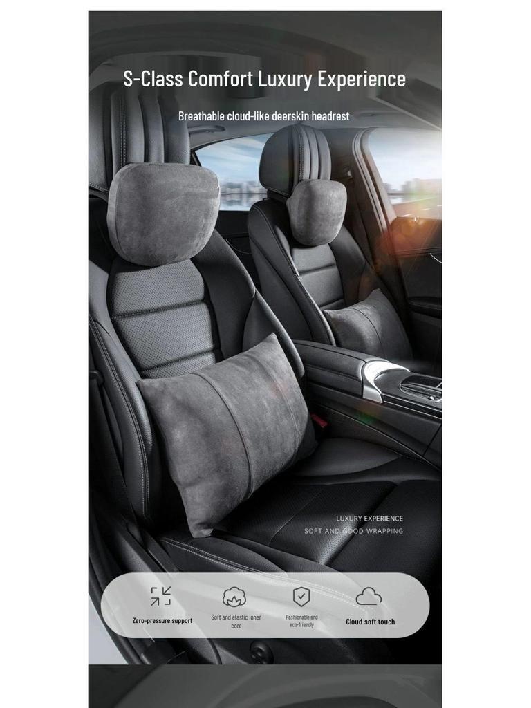 Neck Pillow for BYD Song Plus DM-i, Qin Plus, Tang, and Han EVs - Car Headrest Support