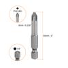 1/5/10pcs Phillips Screwdriver Bit 1/4" Hex Shank 50mm Long Magnetic S2 Steel Screw Driver Bit Cross Head Electric Drill Bits
