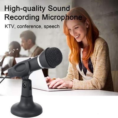 Microphone dynamique filaire professionnel qualité sonore HiFi faible latence Plug And Play enregistrement karaoké micro Vocal 3.5mm