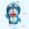 Doraemon Press-to-Change Face Plush Keychain - Cartoon Gift & Decompression Toy