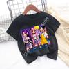 Kpop Childrens T Shirt Cartoon Graphic Short Sleeve Summer Comfortable Top Funny Gift for Fans Harajuku TShirts Girls Clothes