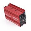 1set Car 12V 500W 2 Channels Mini Hi-Fi Stereo Audio Amp Subwoofer Aluminum Alloy Red L/R Speaker Power LED Indicator