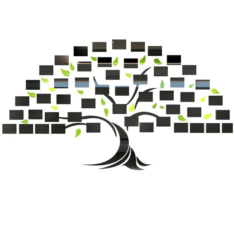 Hochwertiger Acryl 3D Dreidimensionaler Wandaufkleber Zuhause Hotel Hintergrundwand Fotorahmen Büro Schule Dekor Wandaufkleber