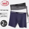 LangSha Men's Antibacterial Extended Anti-Chafe Sports Boxer Briefs