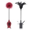 SM Flirtare Strumento Piuma Frusta Sculacciata Coppia Clitoride Corpo Gioco per adulti Divertimento esotico Accessori Giocattoli sexy Giocattoli per adulti Sesso