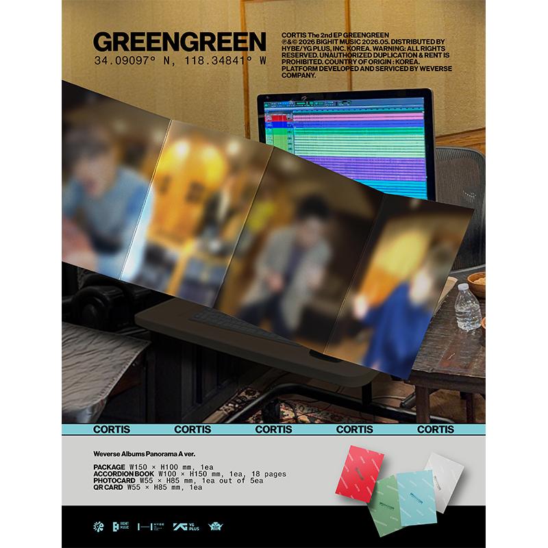 [Pre-order] CORTIS – 2nd Mini Album [GREENGREEN] Weverse Albums Ver. (Online Benefit)