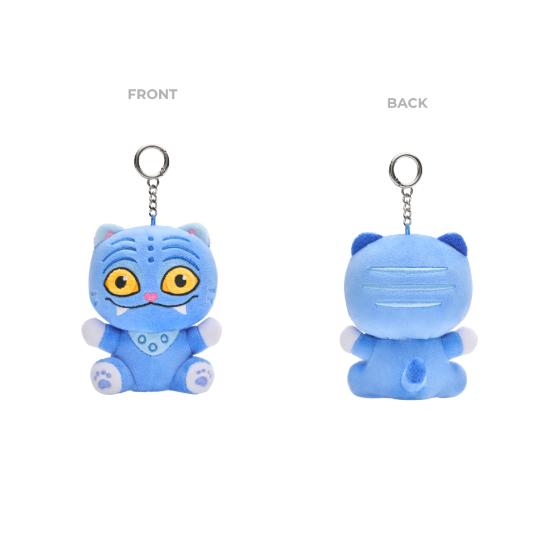KPop Demon Hunters Derpy & Sussie Plush Keyring Cute Character Keychain Soft Doll Pendant