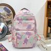 Schoolbag senior school bag large capacity fresh sweet girl backpack primary school students junior high school casual backpack
