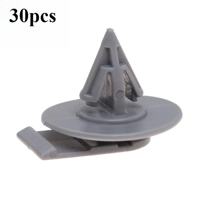 Car Wheel Arch Trim Clips Fasteners   Auto Plastic Rivets  For BMW Mini Cooper Car accessories grey-30pcs
