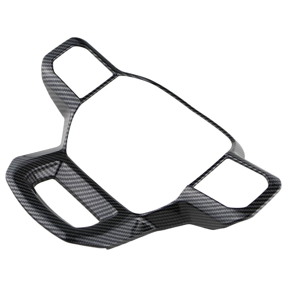 

Car Steering Wheel Panel Cover Trim for Ford F150 F-150 2025 2025 2025 Trim Frame Decoration Sticker Carbon Fiber Accessories чёрный