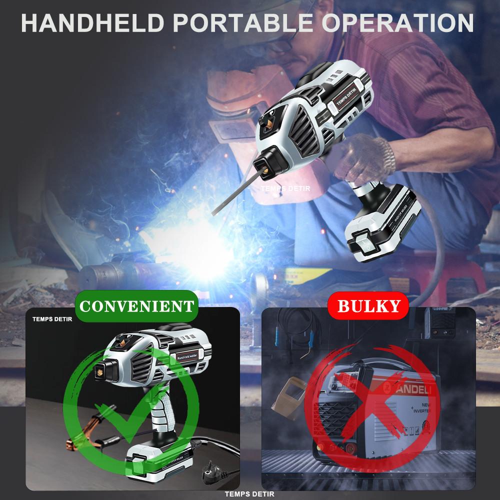 4600W Portable Handheld Arc Welding Machine Household Electric Welder Fully Automatic Smart Welder