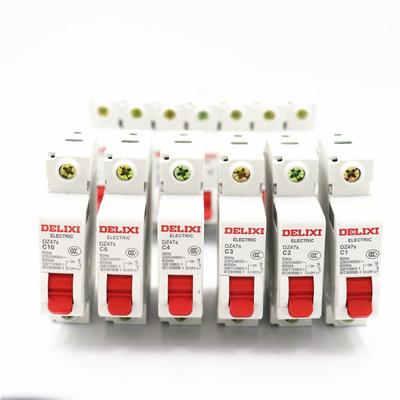 1 adet Devre Kesici Hava Anahtarı HDBE DZ47S DZ47 1P+N Tip C 1-63A