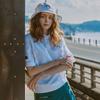 CHALLENGER Pq Fabric Sleeve Pocket Women'S Blouson Short Sleeve T-Shirt White