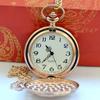 Vintage gouden kleur zakhorloge Indiase horlogekast ontwerp quartz zakhorloge ketting hanger