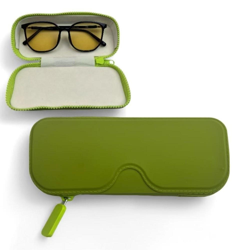 Wasserdichtes Brillenetui Staubdichte Sonnenbrillenabdeckung Mode Silikon Brillen Aufbewahrungstasche Weiblich