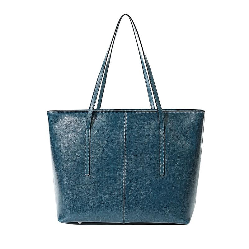 Large Handbag, Handbag, Leather Shoulder Bag, Women's Leather, Niche Design, Large Capacity, Women's Commuting, High-end Tote Bag