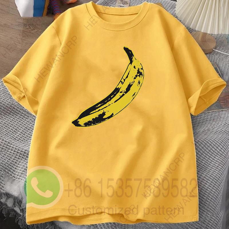 Banana TShirt Mens Tracksuit Cotton Casual Sportswear Crew Neck Pullover Short Sleeve Top Breathable Fashion Summer Streetwear