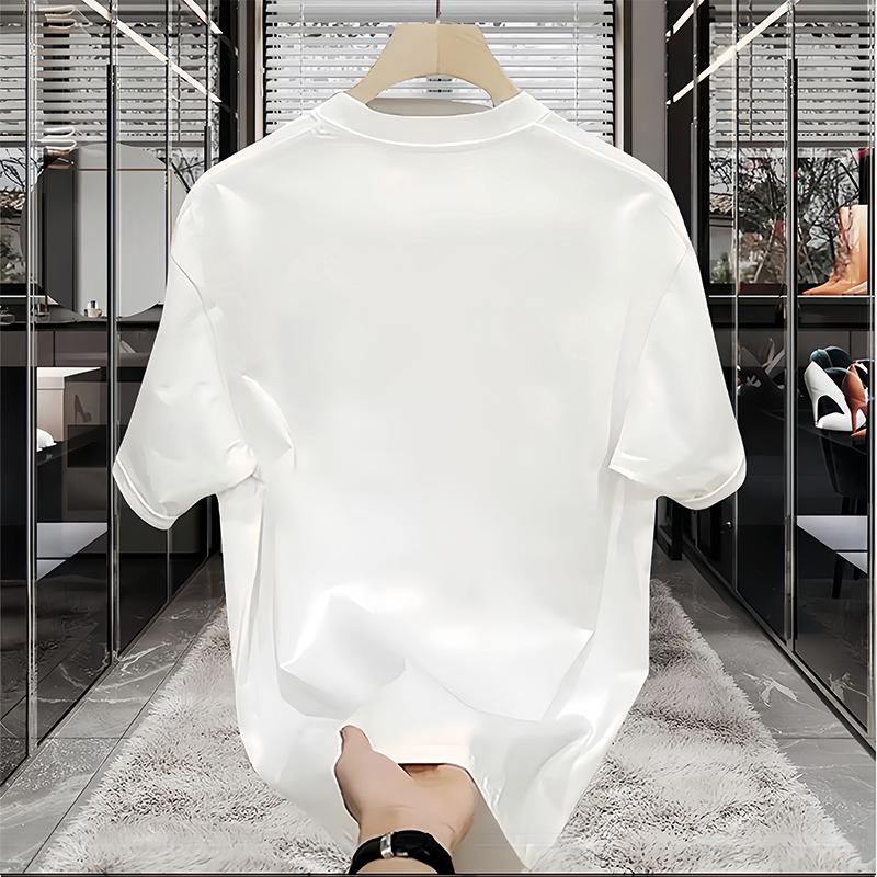 Men Women Cotton Short Sleeve T Shirt American Style Casual Summer Top Unisex Breathable Loose Fit Basic Tee Streetwear Clothing