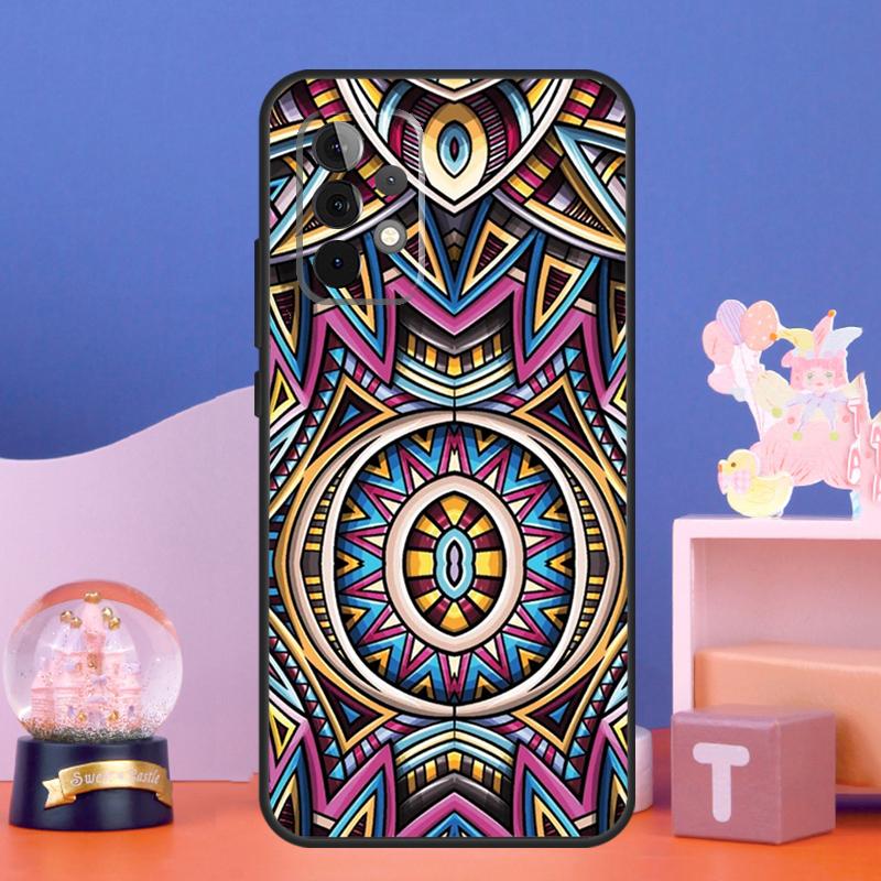 Tribal Aztec Geometric Colour Case For Samsung Galaxy A16 A26 A36 A56 A15 A35 A55 A34 A54 A52 A12 A32 A13 A33 A53 A17 A06