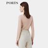 PORTS Women's 2023 Fall/Winter Solid Turtleneck Knit Sweater