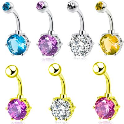 6 Krallen-Nabel-Ring-Ring Europa und die Vereinigten Staaten Mode runder Nabel-Nagel