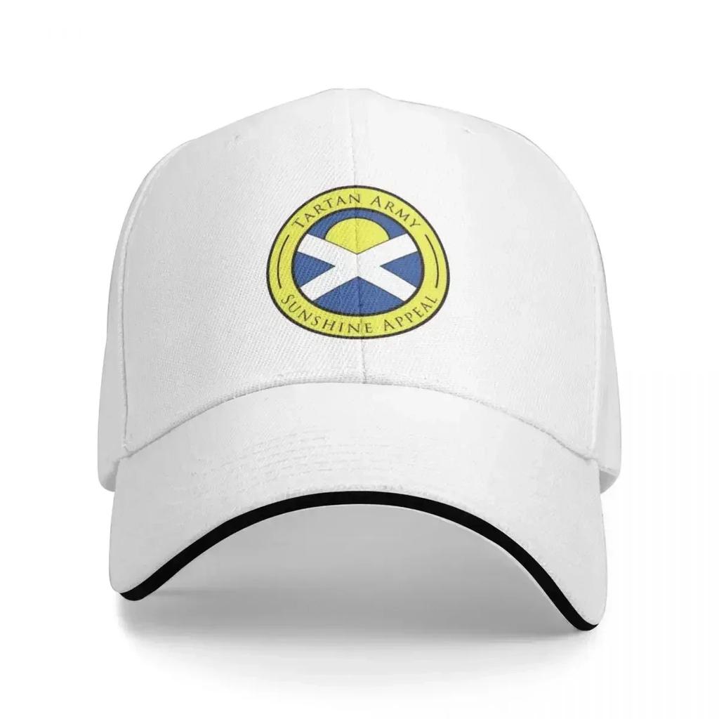 Tartan Army Sunshine Appeal Cap Casual Baseball Caps Adjustable Hat Summer Unisex Baseball Hats Customizable Polychromatic