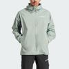 adidas Waterproof And Windproof Windbreaker Jacket Men's Dusty Green IN4771