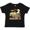 Inktastic I'm 2 And Digging It Bulldozer Baby T-Shirt Bull Dozer Bulldozers My