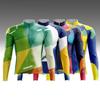 Long Sleeve Cycling Jersey Breathable Moisture Wicking Bike Shirt With Optional Fleece Lining Road MTB Riders