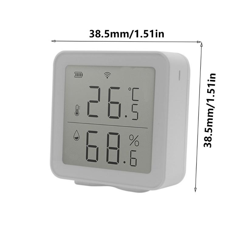 Wireless Digital Indoor Thermometers Hygrometer Supports 2.4G WiFi Temperature Humidity Meter for Homes Greenhouses & P