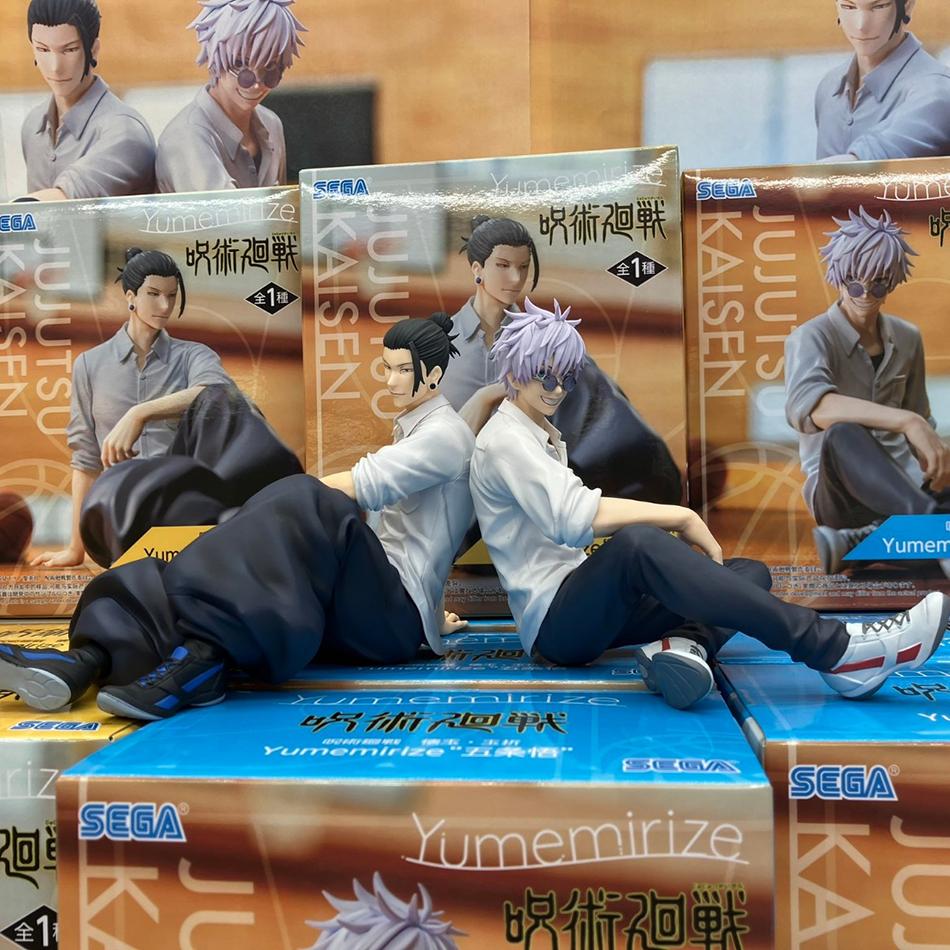 New Gojo Satoru Anime Jujutsu Kaisen Figure Geto Suguru Yumemirize Sitting Position Collection Model Gift Toy Action Figure PVC