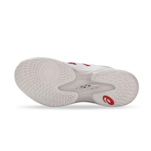 Asics GELHOOP V17 Low top Basketball Shoes Unisex White Red - 1063A101-101