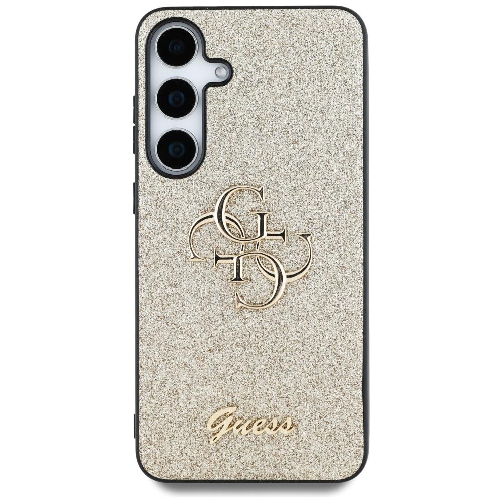 Pouzdro Pro Samsung Galaxy S25 Guess Fixed Glitter Zlaté