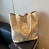 Embroidered Canvas Bag Female New Student Portable Versatile Commuter Shoulder Tote Bag