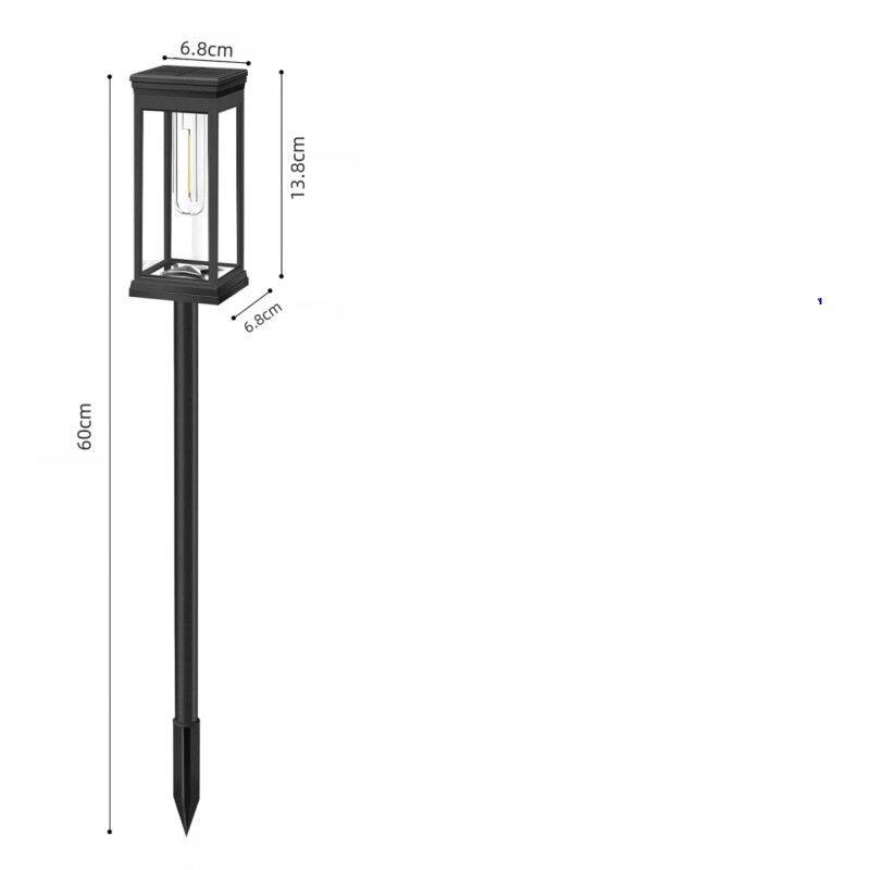Nu Feng Solar Tungsten Filament Square Lawn Lights (2-Pack)