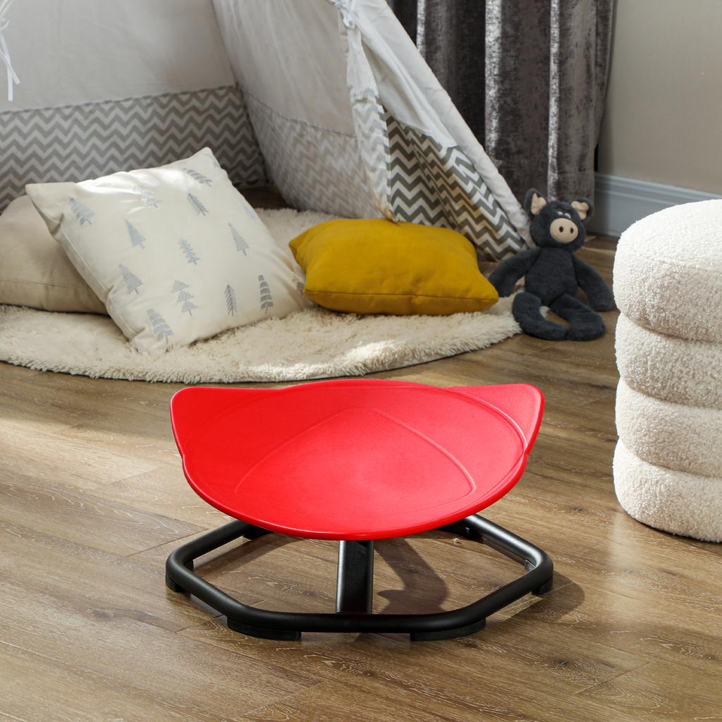 Sensory Spinning Chair for Kids, for Coordination, Balance, Red