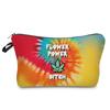 Tie Dumplings Dyed Makeup Bag Multifunctional Pillow Bag Rainbow Pouch Makeup