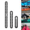 Kayak Rail Track Paddle Holder Clip Rod Holder Track Mount Accessories No Drilling Kayak Accessories Mount Track Fishing