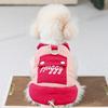 Thick Knit Turtleneck Dog Vest Small Breeds Winter Warm Two-Leg Pet Sweater In Pastel Colors