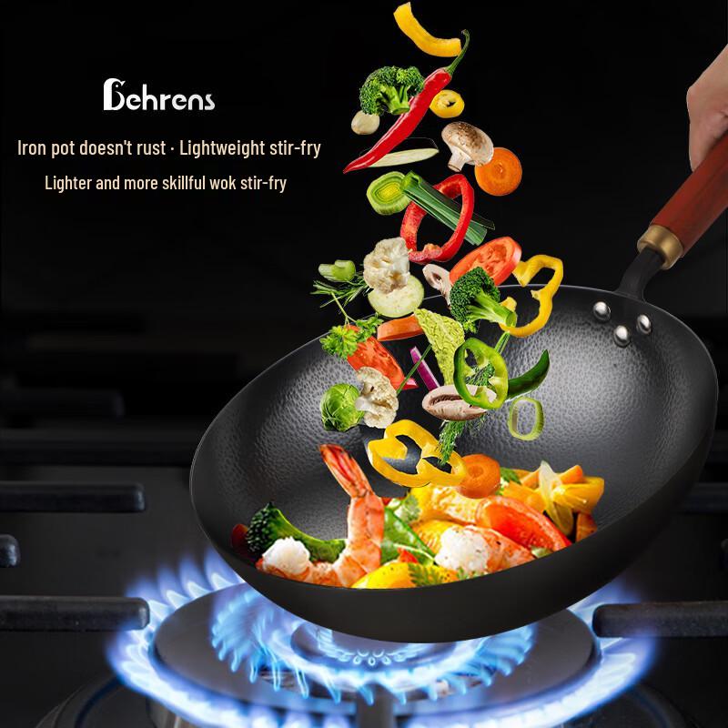 Berens 32cm Stainless Steel Wok